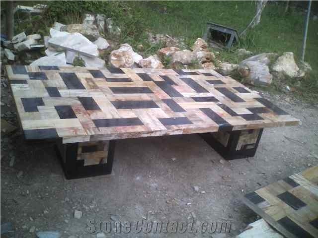 Perlato Indonesia Limestone Exterior Table