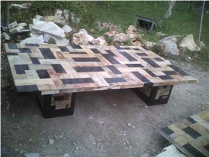 Perlato Indonesia Limestone Exterior Table