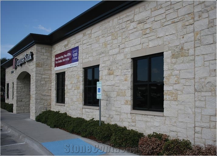 White Granbury Building Walling