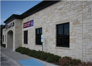White Granbury Building Walling