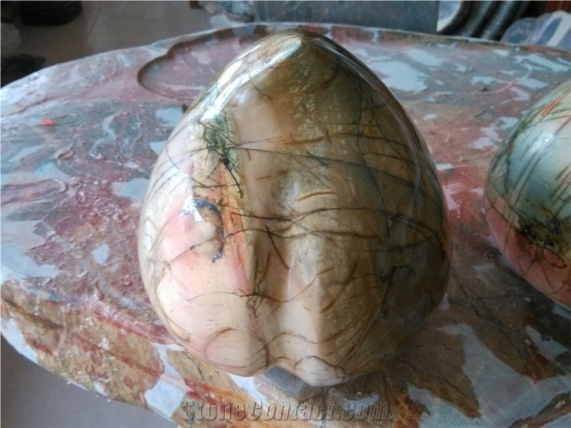 Golden Cobra Marble Art Work