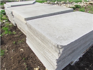 Charcoal Blue Grey Lueders Limestone Tiles & Slabs