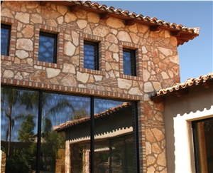Chateau Cut Castillo Brown Sandstone Wall Cladding