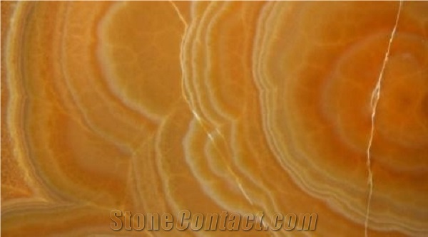 Orange Onyx Block, Mexico Yellow Onyx