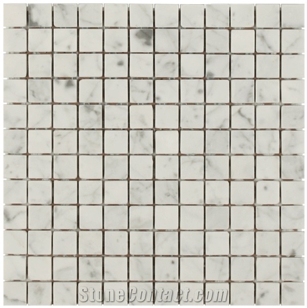 Bianco Carrara Marble Polished Mosaic
