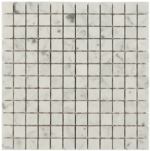 Bianco Carrara Marble Polished Mosaic Bianco Carrara Marble Polished Mosaic