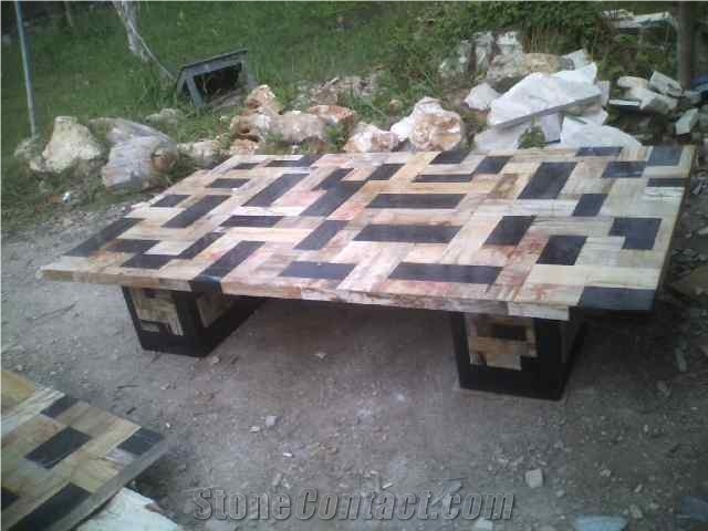 Natural Stone Tea Table