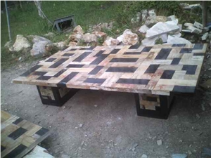 Natural Stone Tea Table