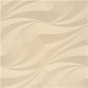 Desert Cream Limestone 3d Cnc Carved Wall Panels