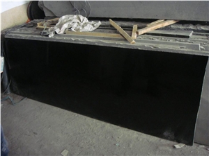 Mongolia Black Granite Slabs, China Black Granite