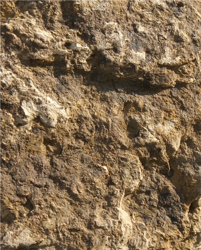 Chocolate Brown Limestone Cut Stone Brick for Building