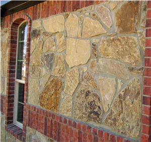 Rockface Oklahoma Chocolate Sandstone Building & Walling