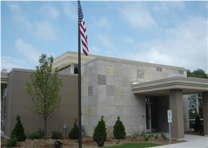 Fond Du Lac Cut Stone Panels, Fond Du Lac Limestone Facade