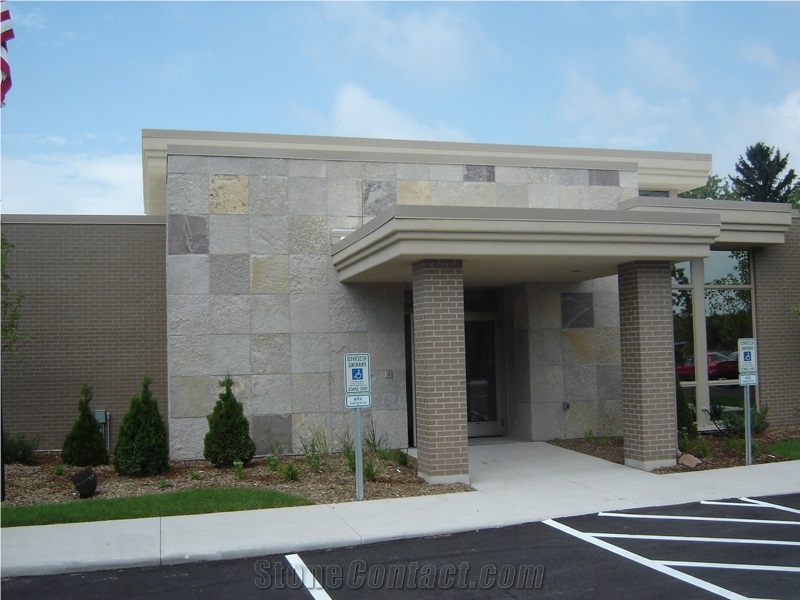 Fond Du Lac Cut Stone Panels, Fond Du Lac Limestone Facade