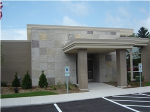 Fond Du Lac Cut Stone Panels, Fond Du Lac Limestone Facade
