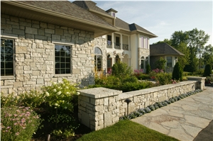 Fond Du Lac Limestone Cut Stone Pier Cap and Capping
