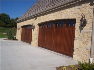 Mill Creek Natural Cleft Cut Stone Garage Door Arch