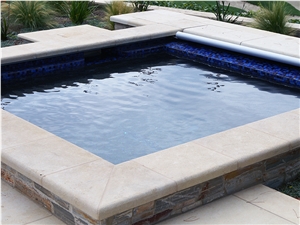 Silverdale Cut Stone Coping and Pool Terrace Paving