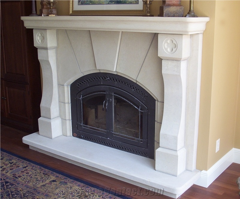 Silverdale Cut Stone Sanded Finish Fireplace Design