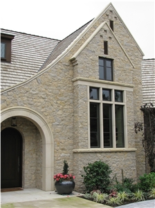Texas Cream Window Surround, Parapet Cap and Arch