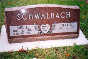 Red Granite Monument & Tombstone