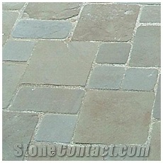 Alba Sandstone Irregular Flagstone Patio Pavement