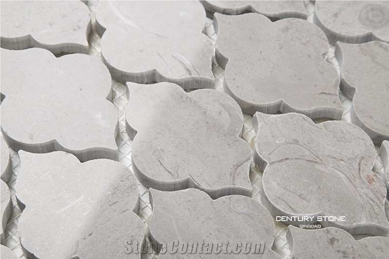 Cinderella Grey Marble Lantern Mosaic Tile