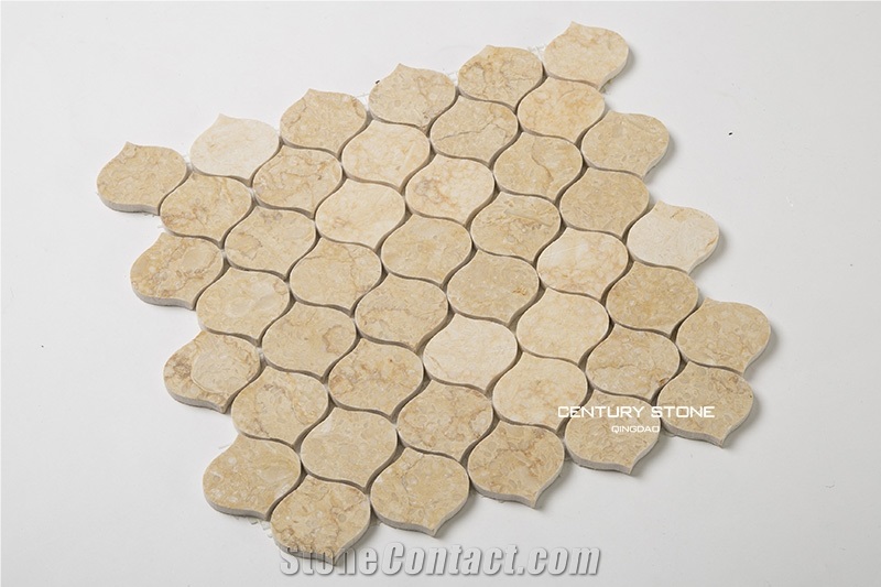 Giallo Atlantide Arabesque Mosaic Pattern