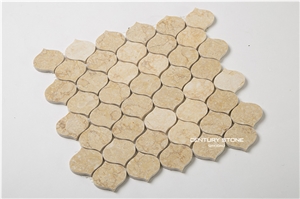 Giallo Atlantide Arabesque Mosaic Pattern
