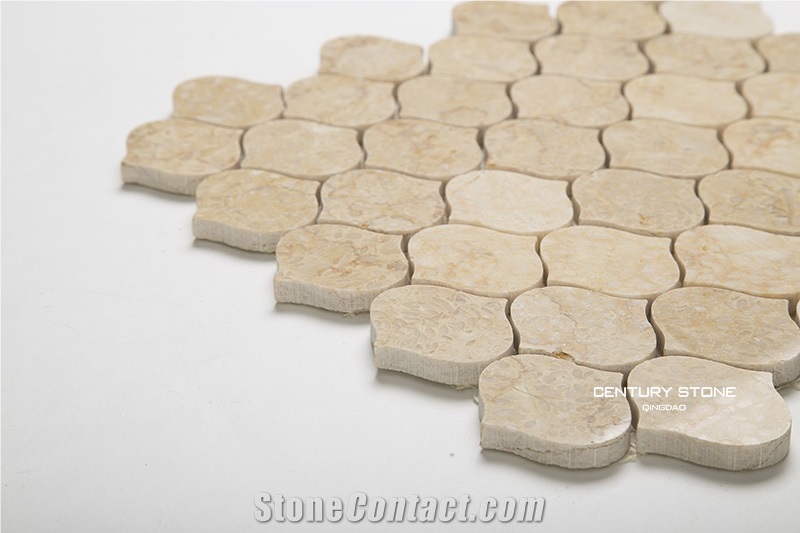 Giallo Atlantide Arabesque Mosaic Pattern