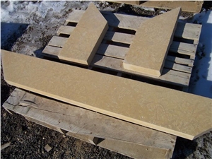 Minnesota Limestone Fireplace Hearth