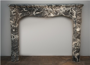 Louis Xv Period Fireplace Made Out Of Gris Sainte Anne Marble Louis Xv Period Fireplace Made Out Of Gris Sainte Anne Marble