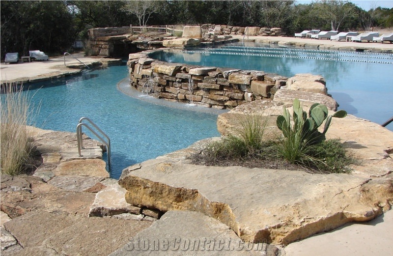 Rustic Canyon Sandstone Pool Pavers