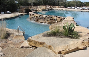 Rustic Canyon Sandstone Pool Pavers
