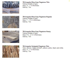Tennessee Flagstone - Tn Irregular Blue-Gray Flagstone Thin Tennessee Flagstone - Tn Irregular Blue-Gray Flagstone Thin