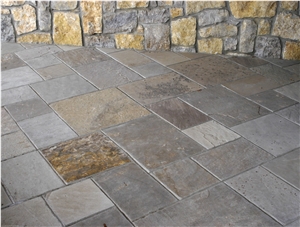 Colorado Buff Sandstone Sawn Cut Patio Pattern