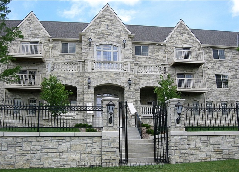Cottonwood Limestone Building, Walling Stone