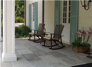 Oslo Gray Sandstone Sawn Patio Pattern