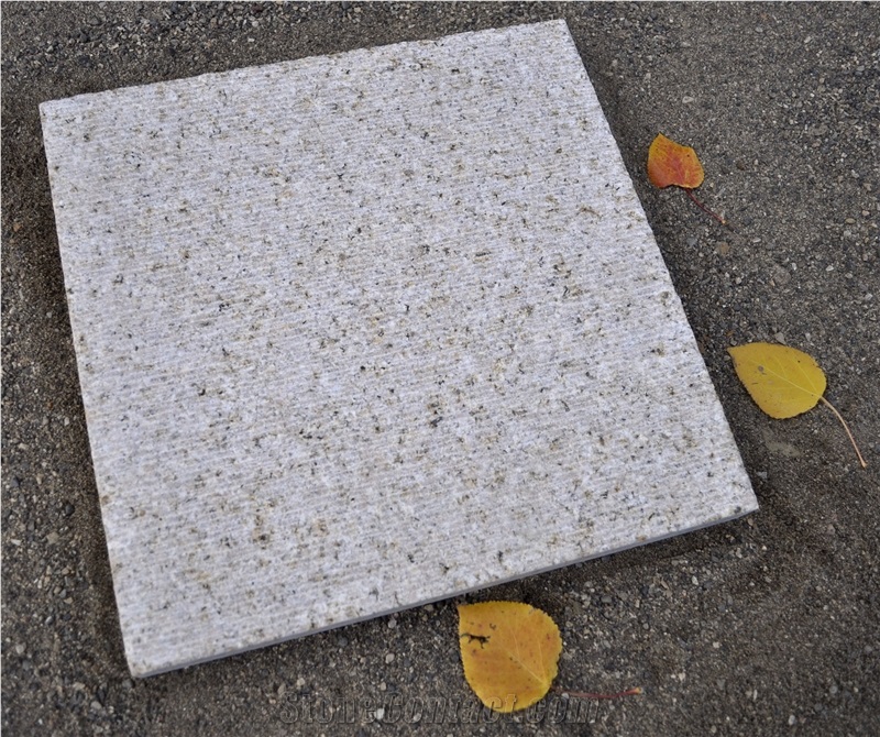 Peppercorn Granite Sawn and Combed Patio Pavers, Walkway Pavers