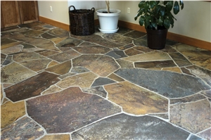 Prichard Quartzite Laying Flagstone Patio