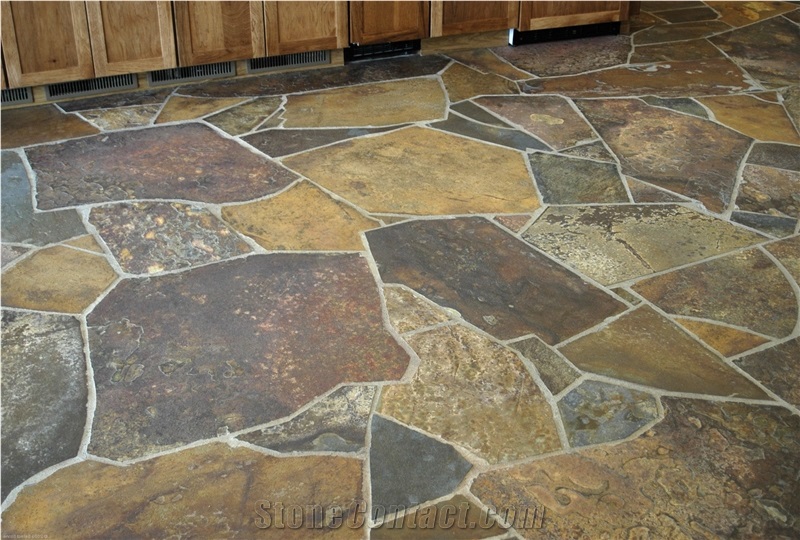 Prichard Quartzite Laying Flagstone Patio