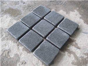 G654/Padang Dark /Graphite Grey Granite Cobble Stone