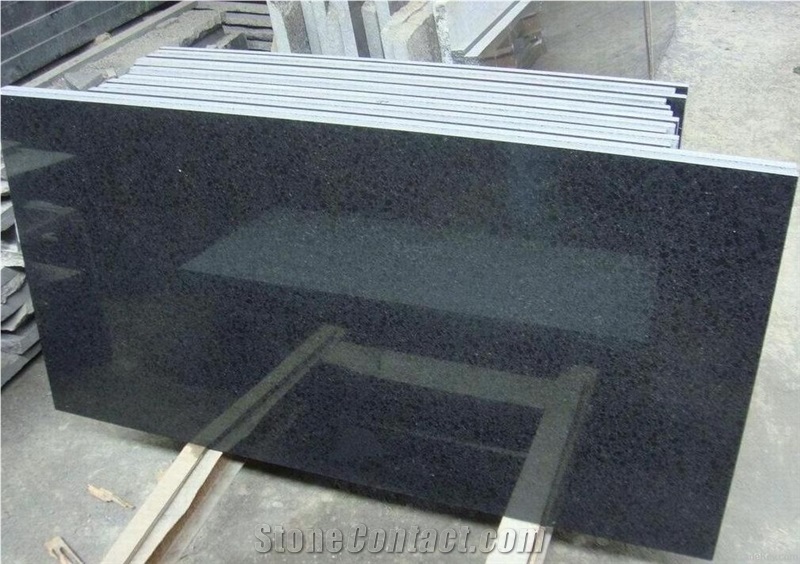 G684 Slabs with Polished,China Black Basalt,Raven Black/Black Pearl Polished Slabs