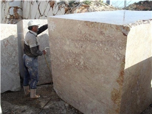 Toros Rose Marble Blocks from Our Own Quarry