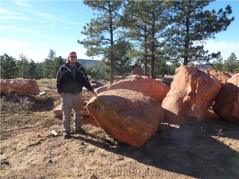 Lyons Red Sandstone Rough Blocks