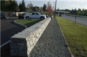 Ocean Pearl Stone Split Top, Sawn Cut Standard Capping, Wall Parapets