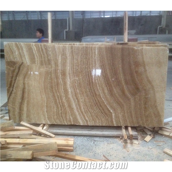 Natural Indoor Wall Tile Brown Onyx Tiles & Slabs