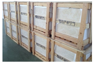 Crema Oro Marmol Tiles, Slabs