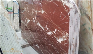 Rojo Iberico Marble Polished Slabs, Tiles