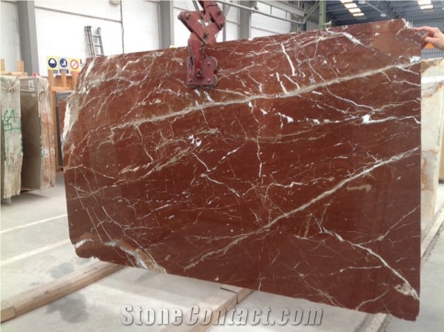Rojo Iberico Marble Polished Slabs, Tiles